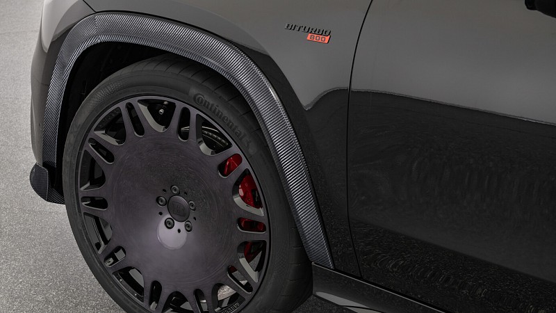 Photo of Brabus CARBON FENDER ADD-ON PARTS for the Mercedes Benz GLS63 AMG (X167) - Image 1